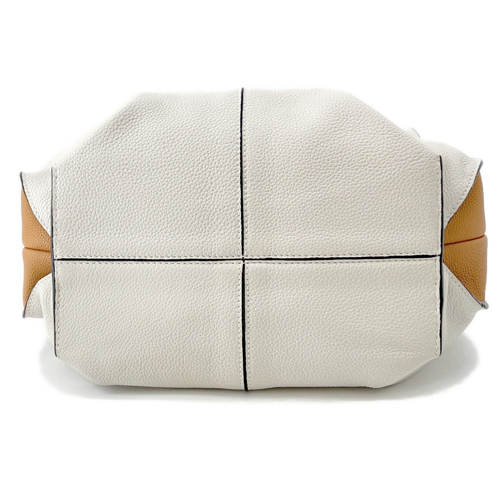 LOEWE 2WAYBag Ivory/Brown321.12BT22 Leather