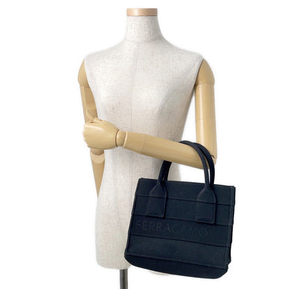 Ferragamo Tote Bag Black214988 Fabric