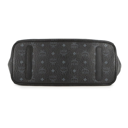 MCM Visetos Tote Bag Black/GrayMWPS5AVI38BK001 Leather