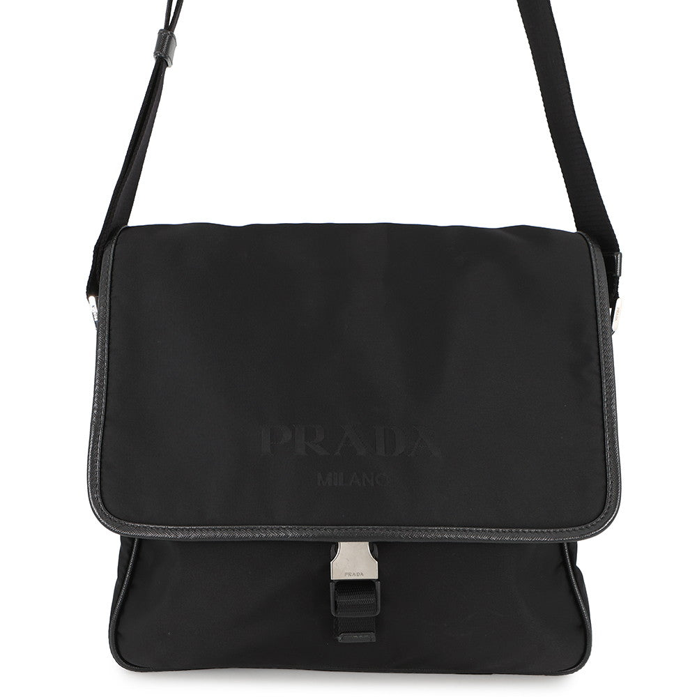 PRADA Messenger bag Black2VD166 Nylon