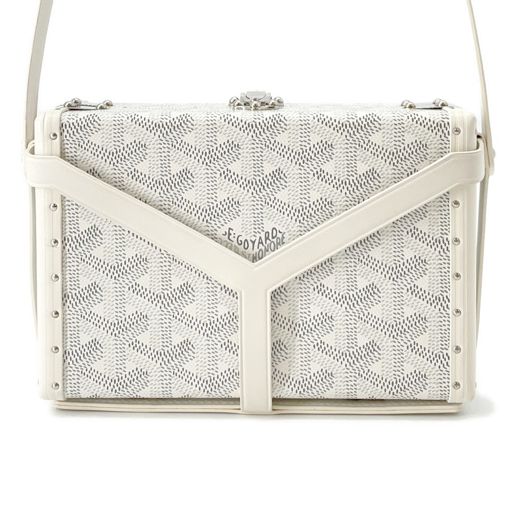GOYARD Minodiere WhiteMINA08PMLTY50CL50P PVC Leather