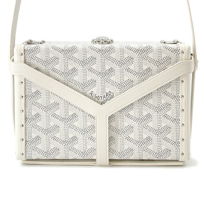GOYARD Minodiere WhiteMINA08PMLTY50CL50P PVC Leather