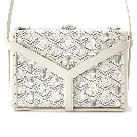 GOYARD Minodiere WhiteMINA08PMLTY50CL50P PVC Leather