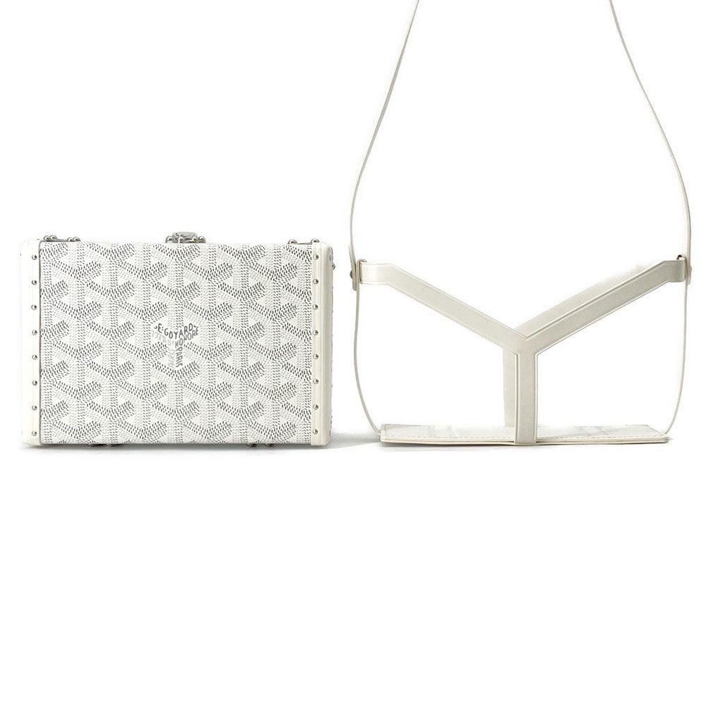 GOYARD Minodiere WhiteMINA08PMLTY50CL50P PVC Leather
