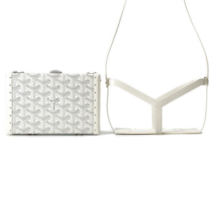 GOYARD Minodiere WhiteMINA08PMLTY50CL50P PVC Leather