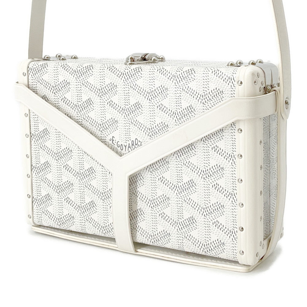 GOYARD Minodiere WhiteMINA08PMLTY50CL50P PVC Leather