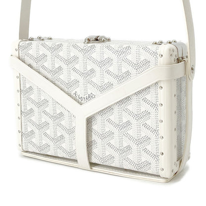 GOYARD Minodiere WhiteMINA08PMLTY50CL50P PVC Leather