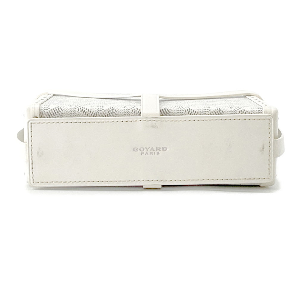 GOYARD Minodiere WhiteMINA08PMLTY50CL50P PVC Leather