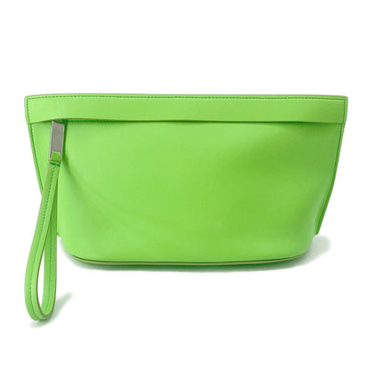 Ferragamo Logo Clutch Bag Light Green241390 Leather