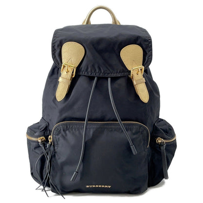 BURBERRY Logo Backpack Black4033282 Nylon Leather