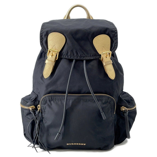 BURBERRY Logo Backpack Black4033282 Nylon Leather