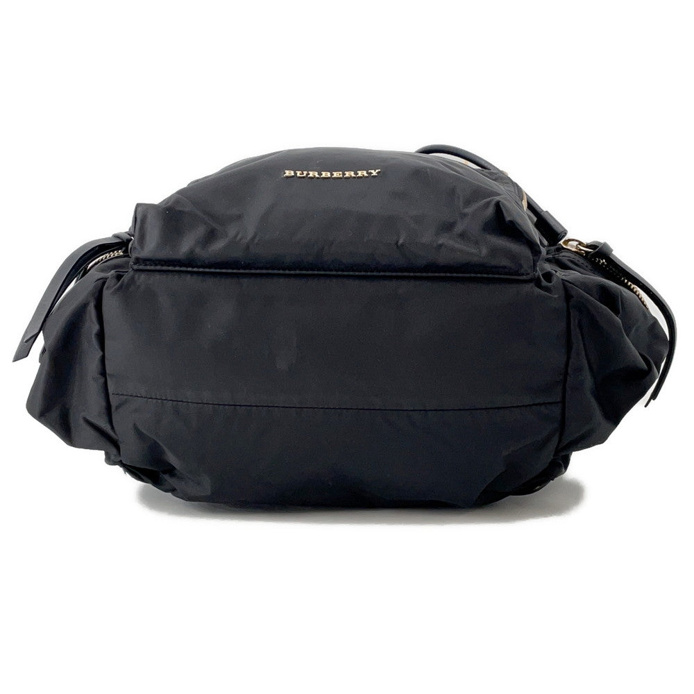 BURBERRY Logo Backpack Black4033282 Nylon Leather
