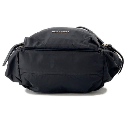BURBERRY Logo Backpack Black4033282 Nylon Leather