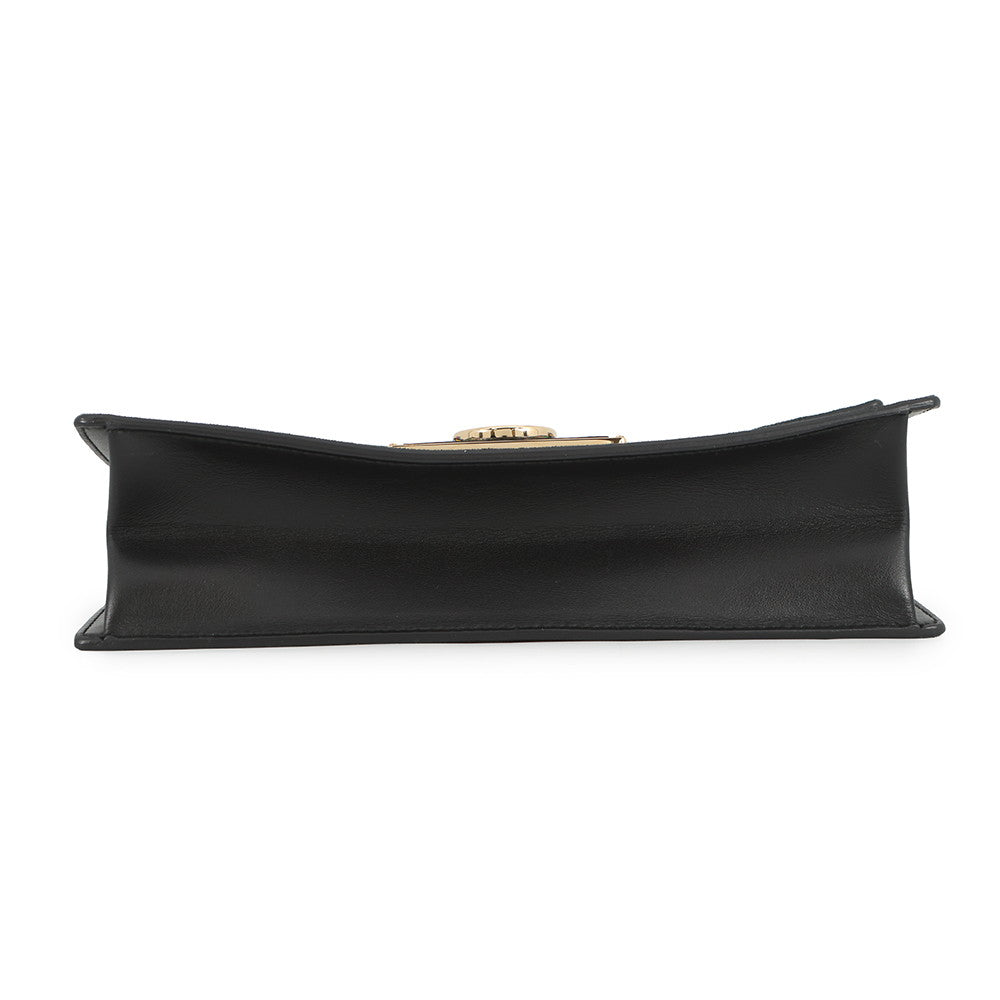 Ferragamo Gancini 2WAY Shoulder Bag Black/Multicolor21G008 Leather