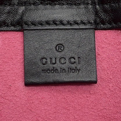 GUCCI Drawstring Backpack Pink523586 Leather