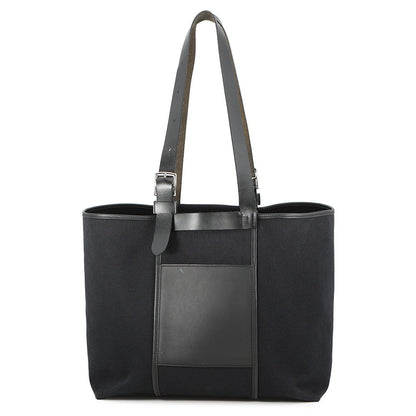 HERMES Etrivière Pocket Black Towar Goeran Swift Leather Size 35