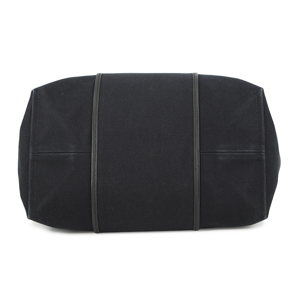 HERMES Etrivière Pocket Black Towar Goeran Swift Leather Size 35