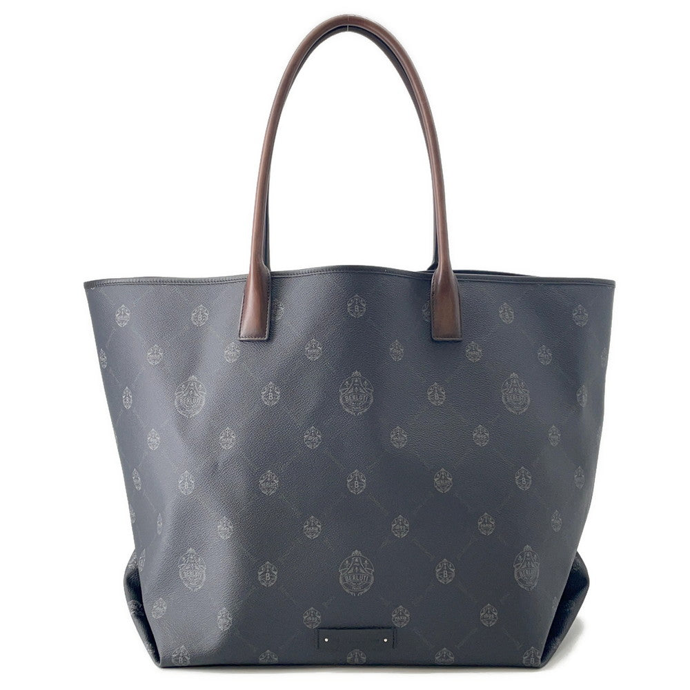 Berluti Venice Pure Tote Bag Black PVC Leather