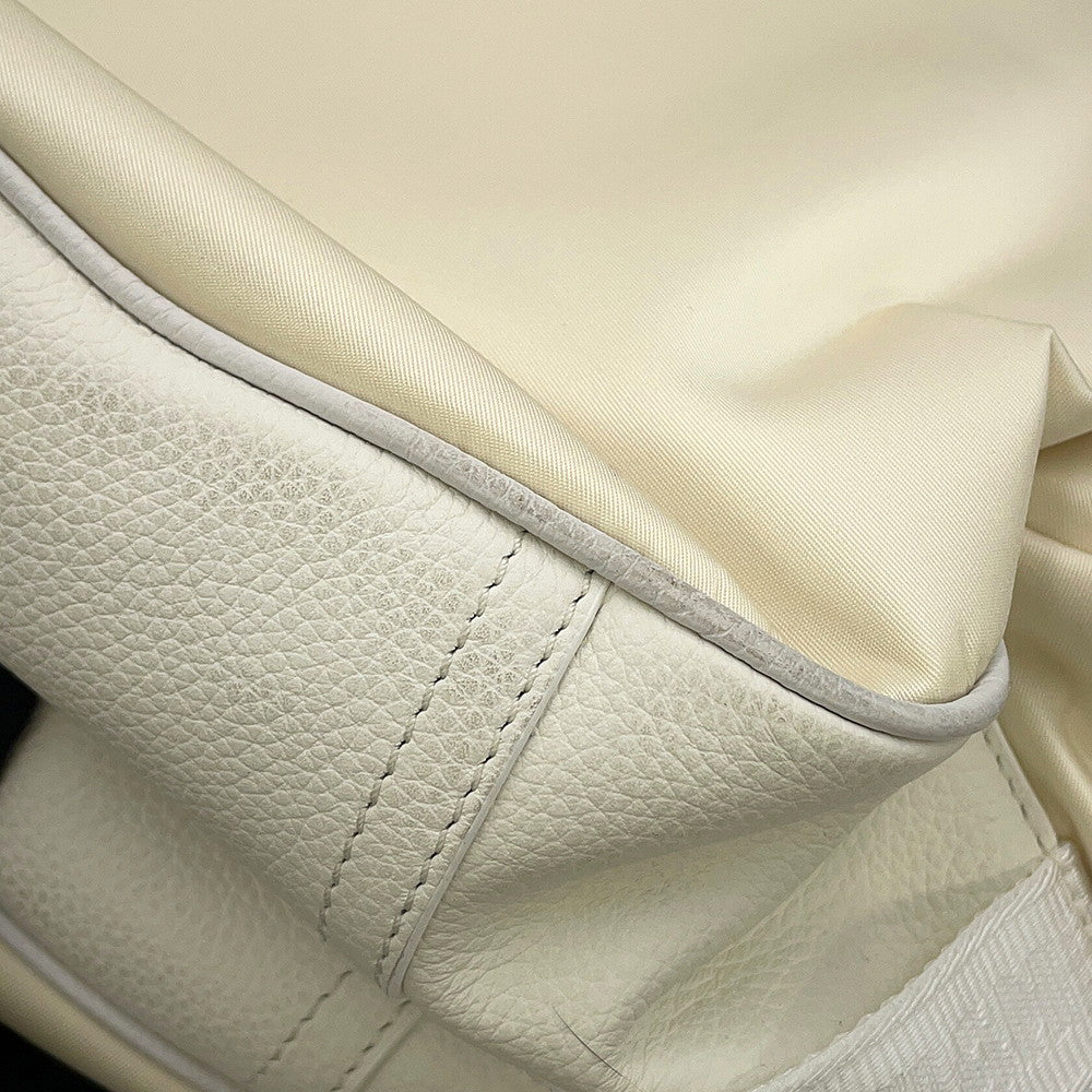 Dior Saddle Messenger Bag Sacai Collaboration Ivory1ADHO029USG Nylon Leather