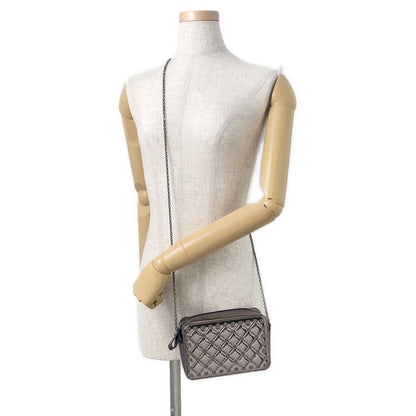 Valentino Garavani Rock Studded Embossed ChainShoulder Bag GunMetalicQW0P0R59IIZ Patent Leather