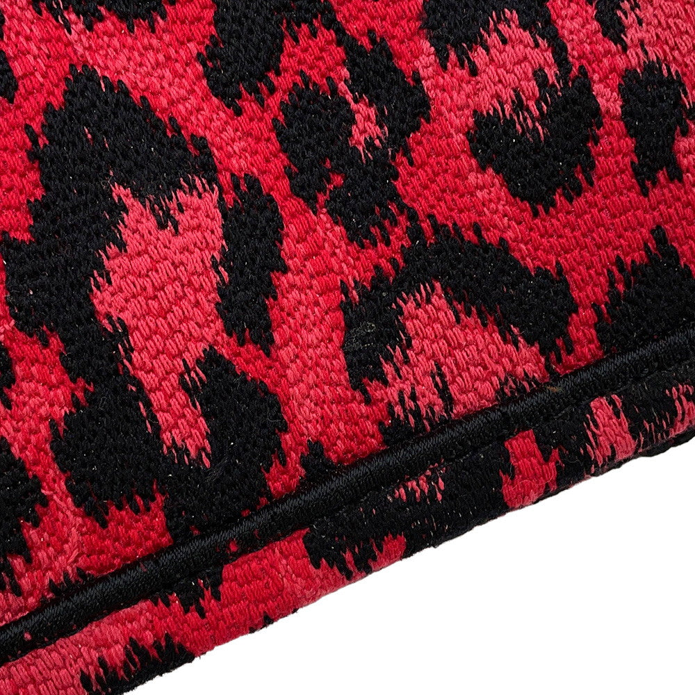 Dior Book Tote Leopard Pink/BlackM1296ZRHM Canvas Size Medium