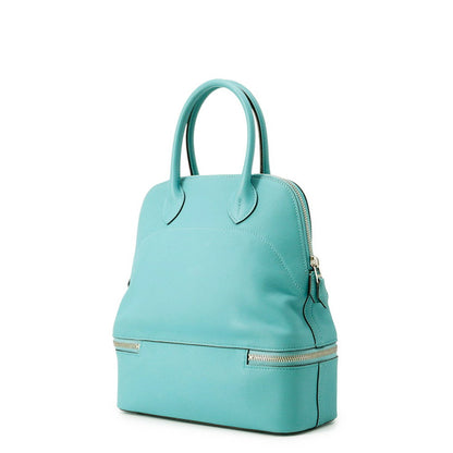 HERMES Bolide Sucre Blue Atoll Swift Leather