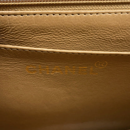 CHANEL Matelasse Decacoco Chainshoulder Bag Beige Caviar Leather