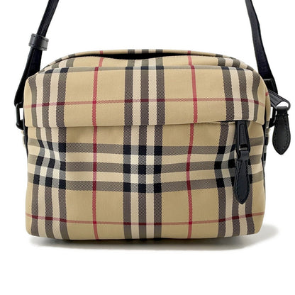 BURBERRY Nova Check Shoulder Bag Beige8084111 Nylon