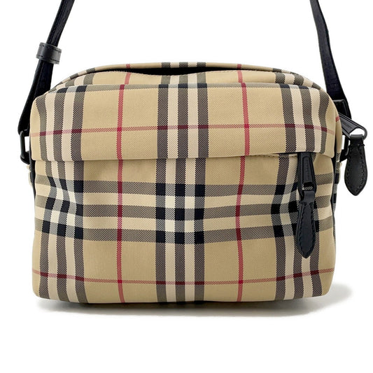 BURBERRY Nova Check Shoulder Bag Beige8084111 Nylon