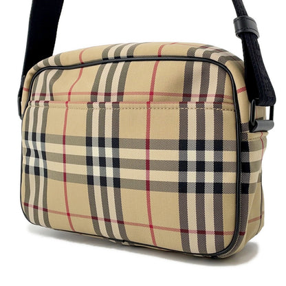 BURBERRY Nova Check Shoulder Bag Beige8084111 Nylon