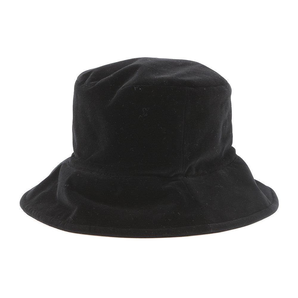 MIUMIU logo bucket hat Size M Black5HC196 Velvet