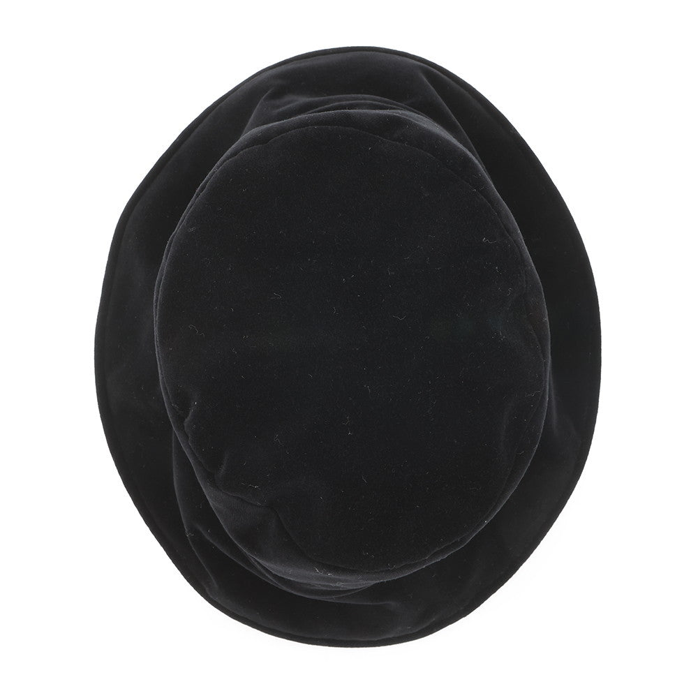 MIUMIU logo bucket hat Size M Black5HC196 Velvet