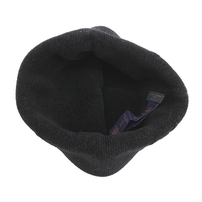 LOUIS VUITTON LV Crush Monogram Beanie Size S NoirM96194 Cotton97% Nylon2% Polyurethane1%