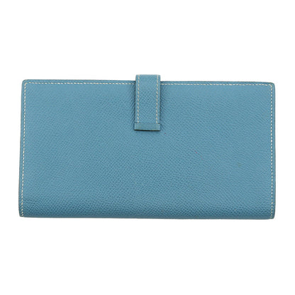 HERMES Beansufla Blue Jean Epsom