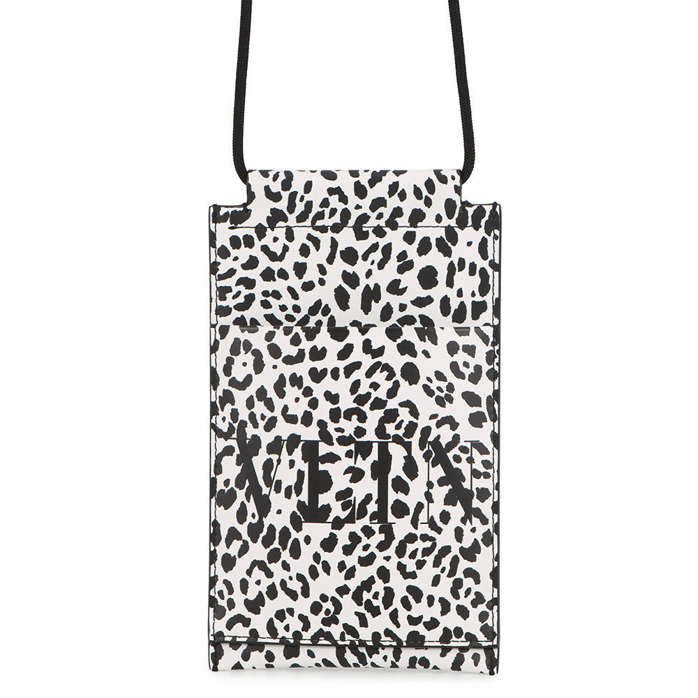 Valentino Garavani VLTN Logo Pochette Leopard White/BlackWY0P0T13MHK Leather