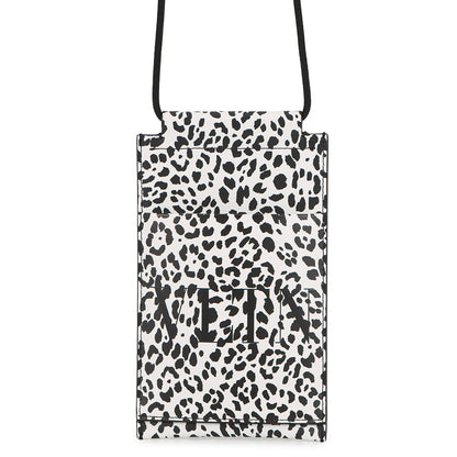 Valentino Garavani VLTN Logo Pochette Leopard White/BlackWY0P0T13MHK Leather