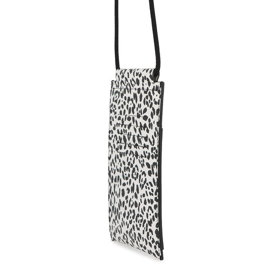 Valentino Garavani VLTN Logo Pochette Leopard White/BlackWY0P0T13MHK Leather