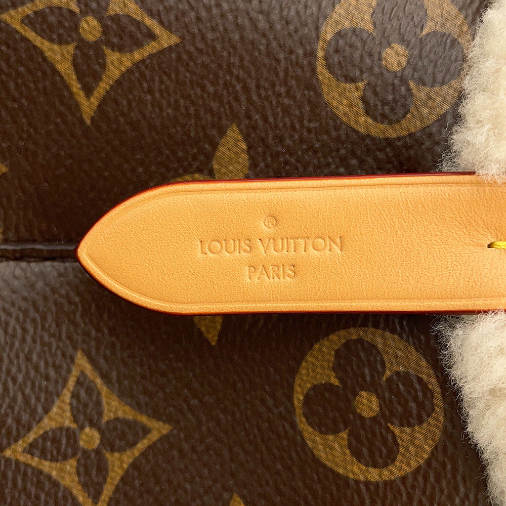 LOUIS VUITTON Neonoe BrownM46319 Monogram Shearling Size BB