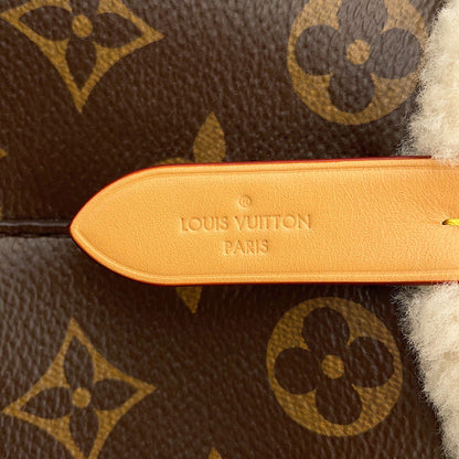 LOUIS VUITTON Neonoe BrownM46319 Monogram Shearling Size BB