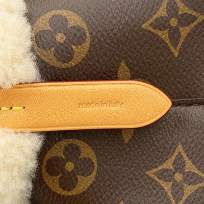 LOUIS VUITTON Neonoe BrownM46319 Monogram Shearling Size BB