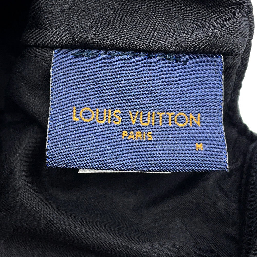 LOUIS VUITTON Sharing Cap Size M NoirM00493 Outer: 100% Lamb Leather, Partially: 77% Polyurethane, 23% Polyurethane