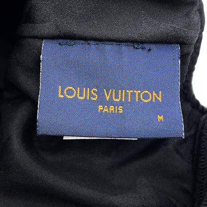 LOUIS VUITTON Sharing Cap Size M NoirM00493 Outer: 100% Lamb Leather, Partially: 77% Polyurethane, 23% Polyurethane