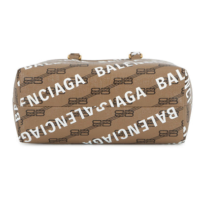 BALENCIAGA BBMonogram 2WAY Tote Bag Brown702699 PVC