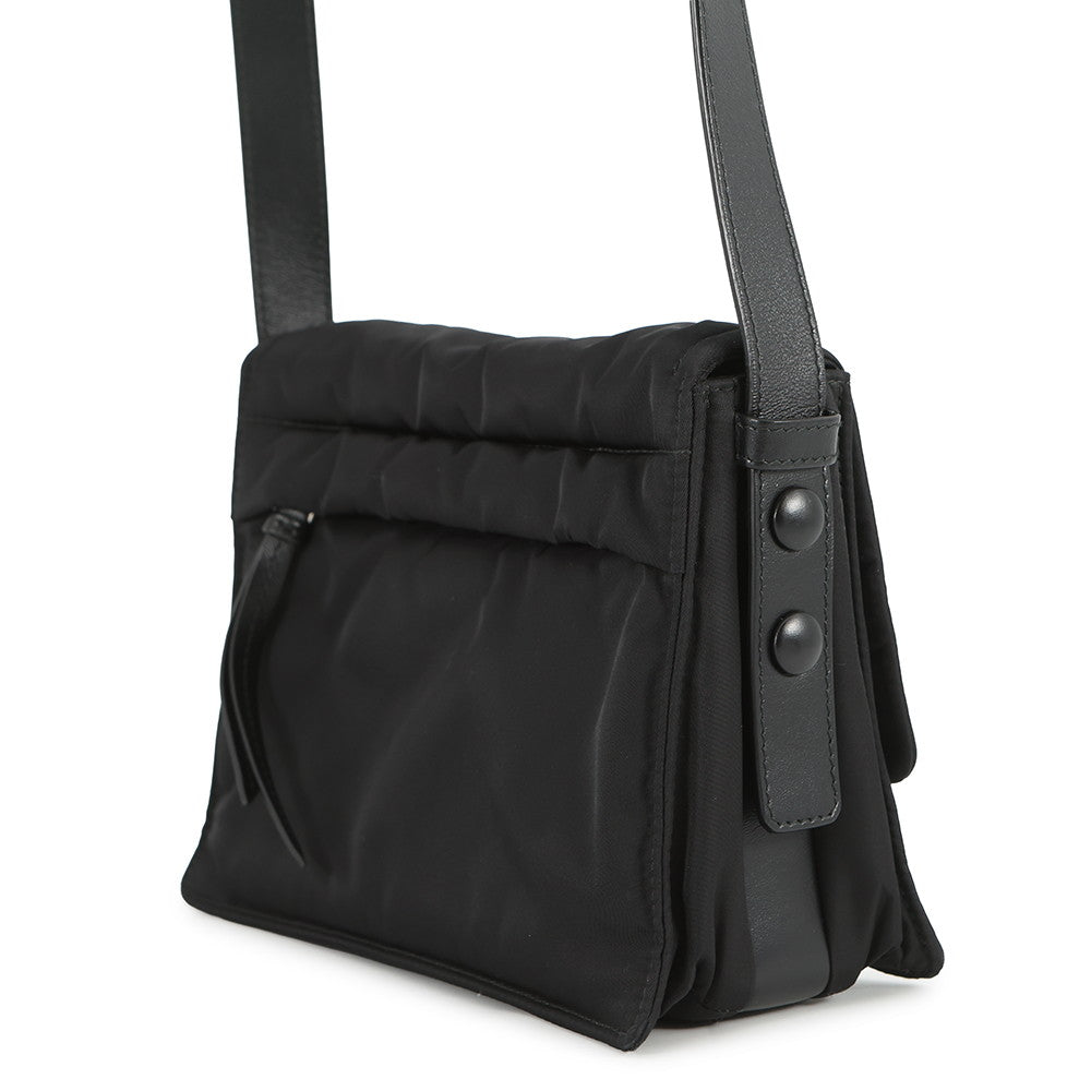 PRADA Small Padded Re-Nylon Shoulder Bag Black1BD313 Nylon Leather