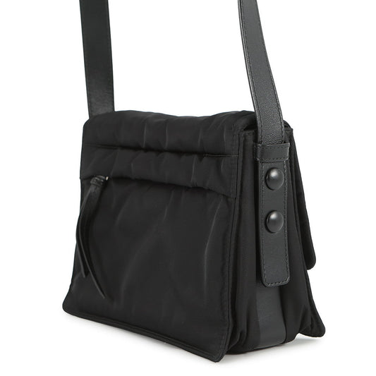 PRADA Small Padded Re-Nylon Shoulder Bag Black1BD313 Nylon Leather