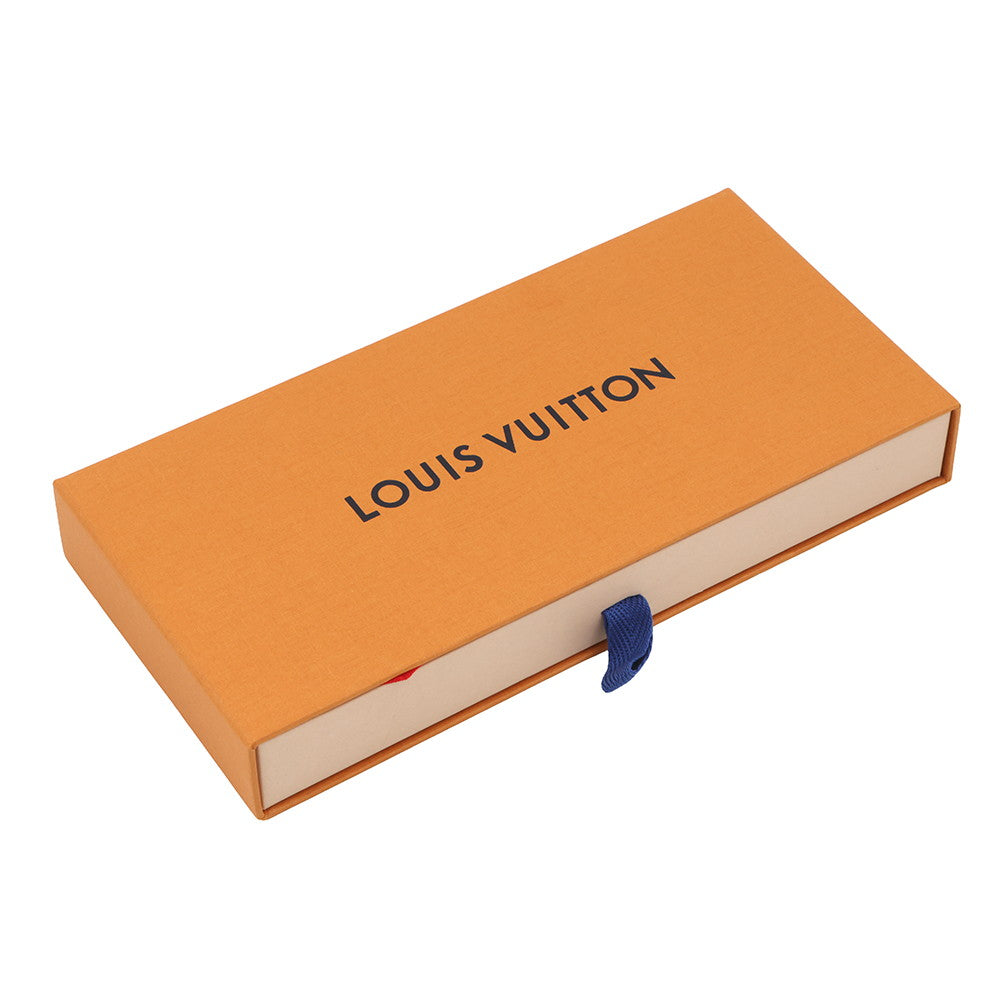 LOUIS VUITTON Scarf Bandeau Infinity Dot White/Blue/MulticolorM78290 Silk 100%