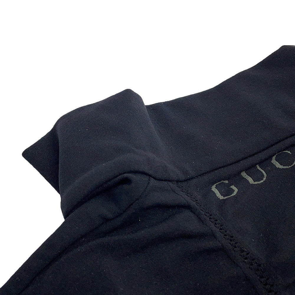 GUCCI Seamless Jersey Zip Jacket Size S Black716747 Nylon90% Polyurethane10%