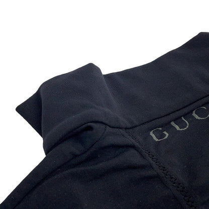 GUCCI Seamless Jersey Zip Jacket Size S Black716747 Nylon90% Polyurethane10%