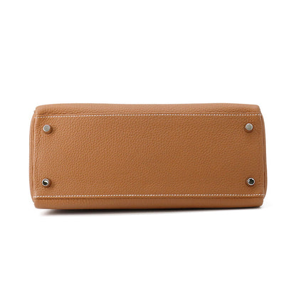 HERMES Kelly Retourne Gold Togo Leather Size 28