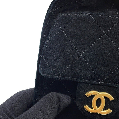 CHANEL CHANEL 25 Backpack BlackAS5600 Suede Calf Leather Size Medium